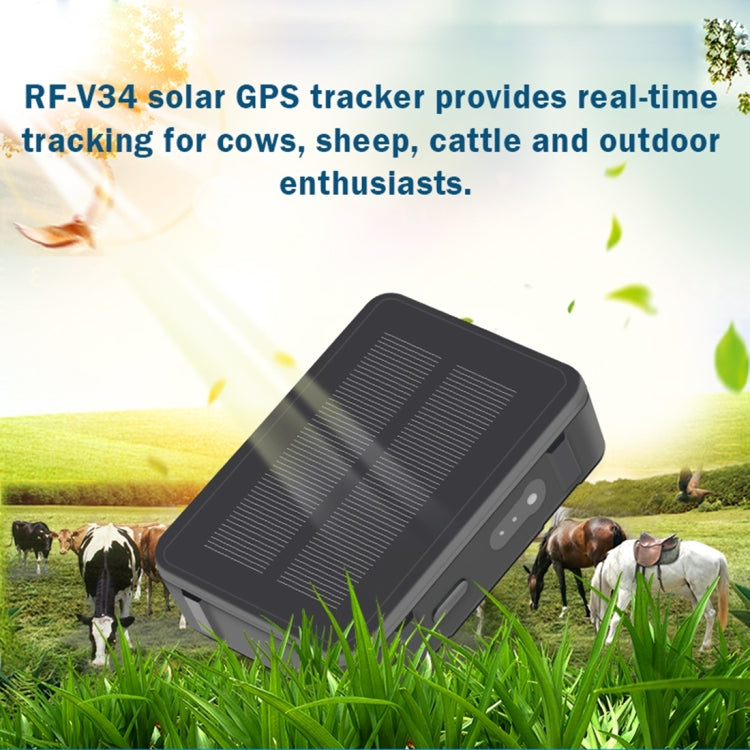 RF-V34 Sheep Cow Cattle Livestock Solar GSM GPS WiFi Tracking