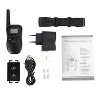 Rechargeable and Waterproof 300m Remote Pet Dog Training Collar with LCD display