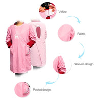 Sleeveless Pet Apron Beauty Gown Pet Grooming Beautician Smock Waterproof Clothing Pet Store Aprons,M, Length: 93cm