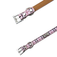 PU Leather with Bone Designs Pet Dog Collar Pet Products, Size: L, 2.5 * 51cm