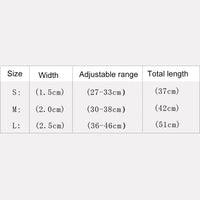 PU Leather with Bone Designs Pet Dog Collar Pet Products, Size: L, 2.5 * 51cm