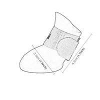 Lovely Pet Dog Shoes Puppy Candy Color Rubber Boots Waterproof Rain Shoes, S, Size:  4.3 x 3.3cm