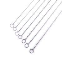 Pet Collars Pet Neck Strap Dog Neckband Snake Chain Dog Chain  Solid  Metal Chain Dog Collar，Length:35cm