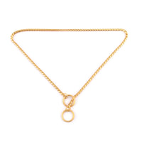 Pet Collars Pet Neck Strap Dog Neckband Snake Chain Dog Chain  Solid  Metal Chain Dog Collar，Length:50cm