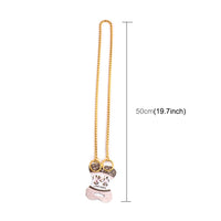 Pet Collars Pet Neck Strap Dog Neckband Snake Chain Dog Chain  Solid  Metal Chain Dog Collar，Length:50cm