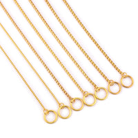 Pet Collars Pet Neck Strap Dog Neckband Snake Chain Dog Chain  Solid  Metal Chain Dog Collar，Length:50cm
