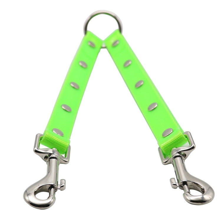TPU Material Pet Dogs 2 in 1 Tangle-free Traction Rope Double Pet Dog Walking Leash, Length: 25 cm