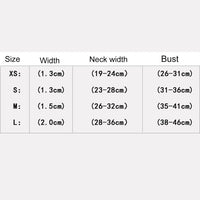 Rhinestone PU Soft Breathable Dog Harness Pet Vest Dog Chest Strap Leash Dog Collar, Size: M