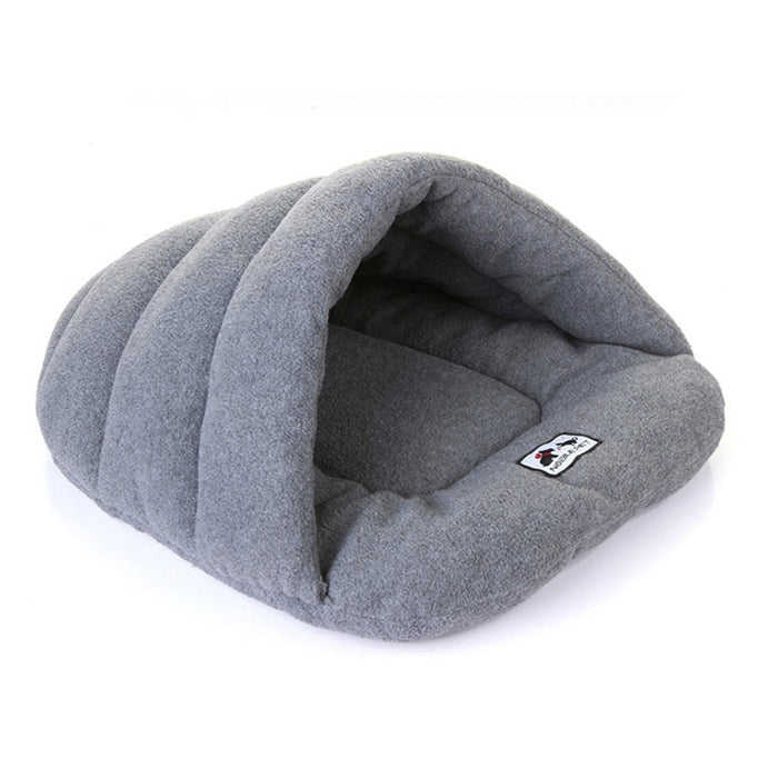 Slipper Shape Polar Fleece Warm Thicken Pet Dogs Cats House Size: L, 58×68×32cm