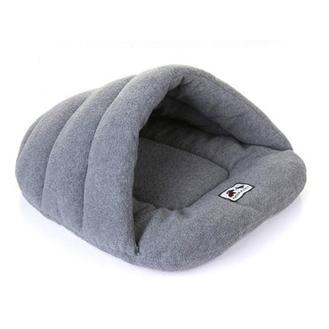 Slipper Shape Polar Fleece Warm Thicken Pet Dogs Cats House Size: L, 58×68×32cm