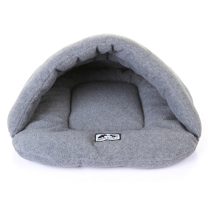 Slipper Shape Polar Fleece Warm Thicken Pet Dogs Cats House Size: L, 58×68×32cm