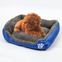 Candy Color Four Seasons Genuine Warm Pet Dog Kennel Mat Teddy Dog Mat, Size: M, 54×42×12cm