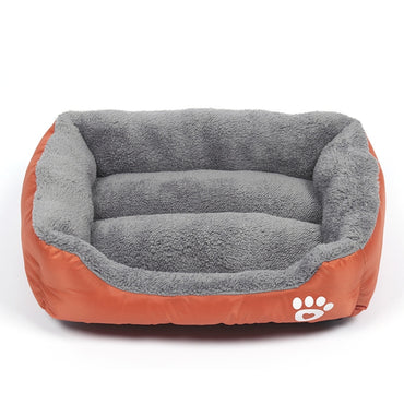 Candy Color Four Seasons Genuine Warm Pet Dog Kennel Mat Teddy Dog Mat, Size: S, 43×32×10cm