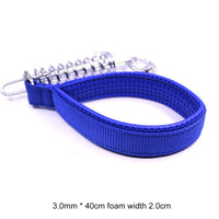 Pet Medium Large Dogs Cushion Traction Rope Spring Foam Handle Explosion-proof Short Chain, Size: 3mm*40cm, Foam Width: 2cm