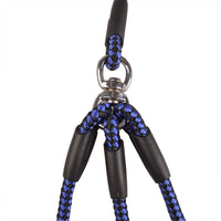 Pet Dog Nylon 3 in 1 Traction Rope Pet Walking Leads With Handle, Length: 124cm