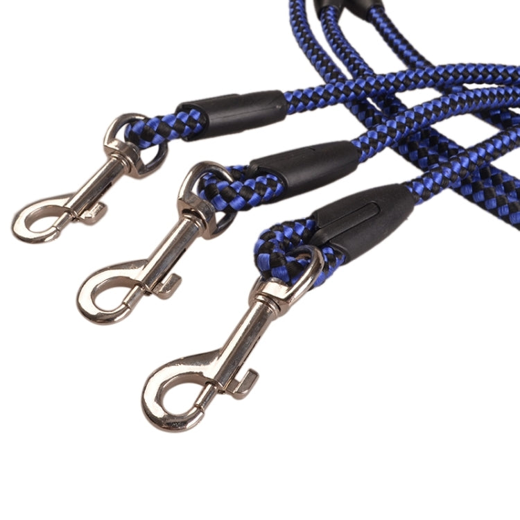 Pet Dog Nylon 3 in 1 Traction Rope Pet Walking Leads With Handle, Length: 124cm