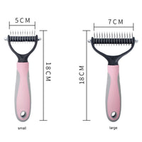 Pet Comb Beauty Cleaning Supplies Dog Stainless Steel Dog Comb, Size: 18x7cm