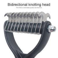 Pet Comb Beauty Cleaning Supplies Dog Stainless Steel Dog Comb, Size: 18x7cm