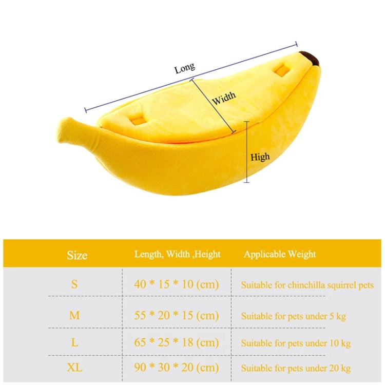 Creative Kennel Banana Shape Cat Litter Winter Warm Pet Nest