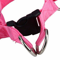Double Sided LED Light Pet Harness Nylon Cat Dog Chest Strap Leash