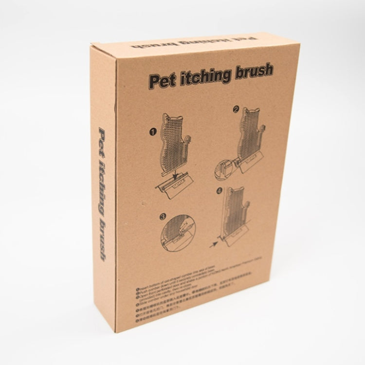 Fixed Door Seam Cat Rubbing Device Anti-itching & Hair Removal Massage Brush Pet Supplies