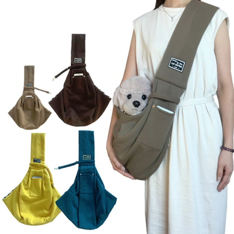 Pet Outing Carrier Bag Cotton Messenger Shoulder Bag