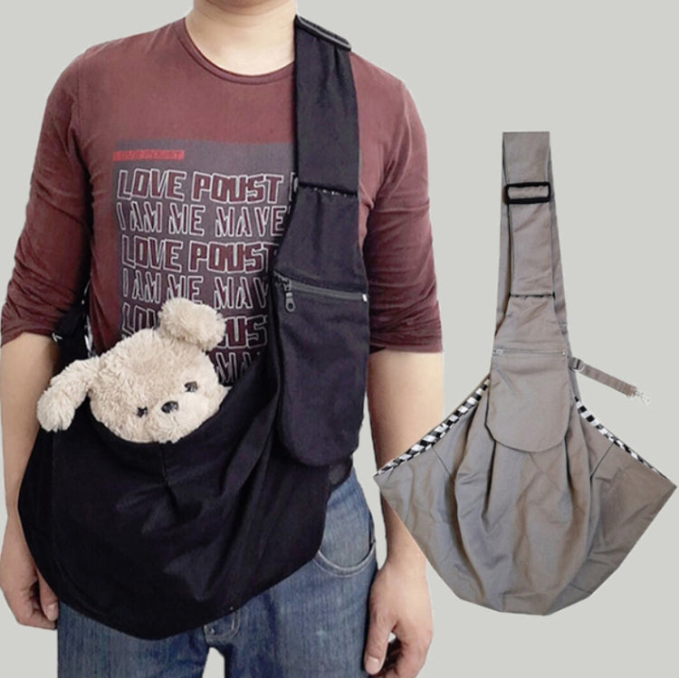 Pet Carrying Rucksack Shoulder Strap Adjustable Pet Outing Diagonal Bag