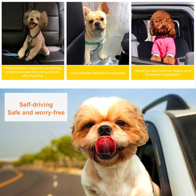 Nylon Harness Leash Clip Pet Dog Car Seat Belt Security Belt