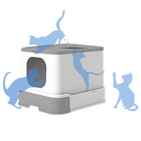 Top Drawer Fully Enclosed Cat Litter Box Pet Supplies