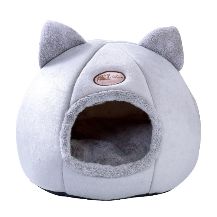 Winter Semi-Closed Warm & Velvet Round Pet Nest