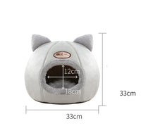 Winter Semi-Closed Warm & Velvet Round Pet Nest