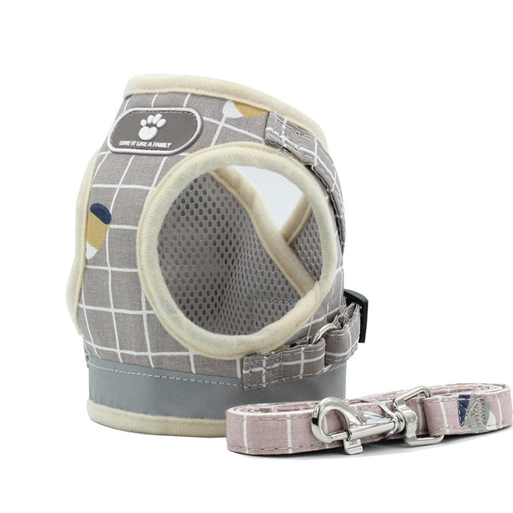 Reflective & Breathable Vest Traction Rope Pet Chest Leash