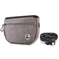 MOVEPEAK Pet Snack Bag Leash Pet Training Waist Bag Outing Dog Snack Bag