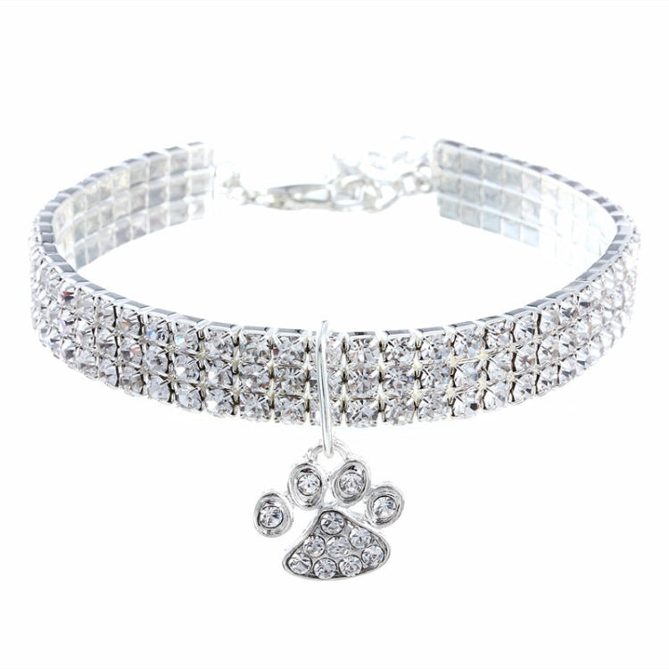 Pet Collar Diamond Elastic Cat And Dog Necklace Jewelry