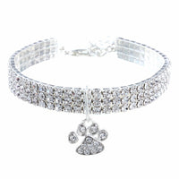 Pet Collar Diamond Elastic Cat And Dog Necklace Jewelry