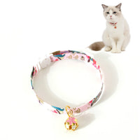 Adjustable Pet Flower Hollow Bell Collar Cat Dog Collar Accessories