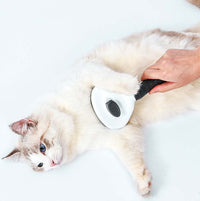 Stainless Steel Needle Automatic Cleaning Pet Hair Removal Dog Brush Pet Comb