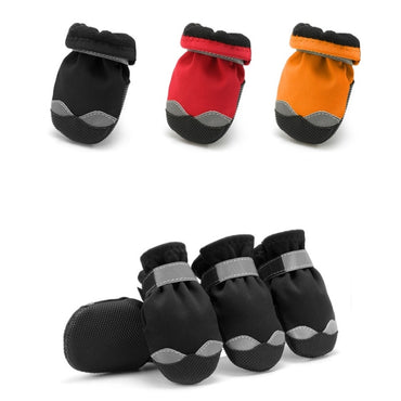 Pet Waterproof Non-Slip Wear-Resistant Snow Boots Four Seasons Dog Shoes