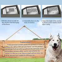 Pet Car Window Protective Fence Car Retractable Protective Fence