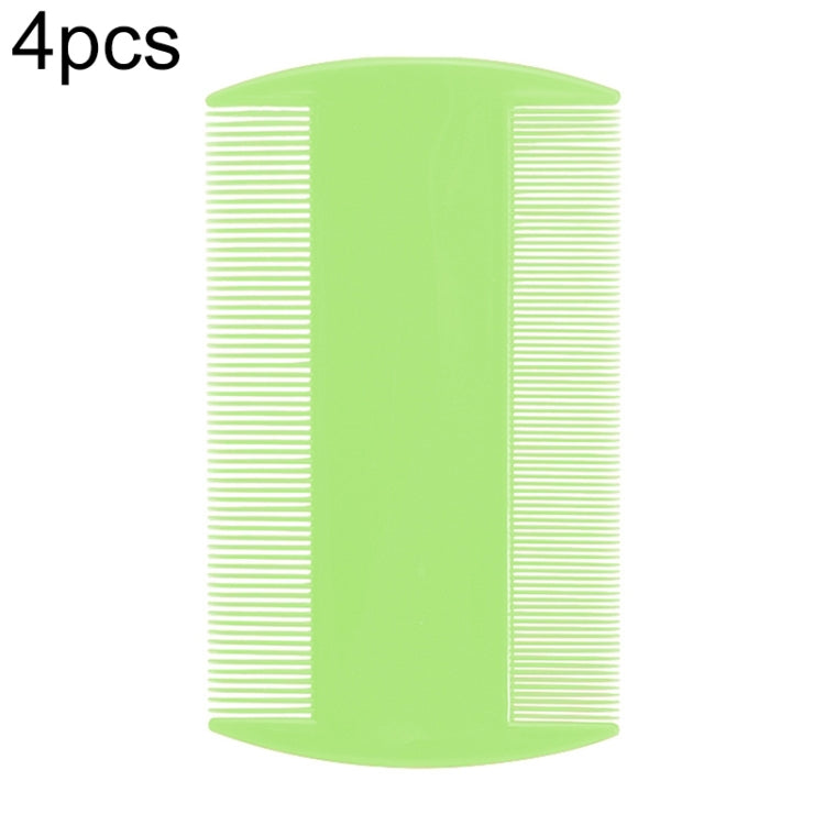 4pcs Pet Comb Double-Sided Comb Dog Cleaning Supplies Cat Comb Pet Grooming Supplies