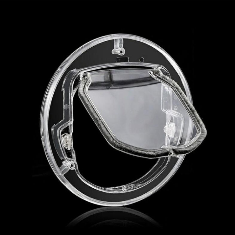 Pet Supplies PC Material Round Glass Door Cat Puppy Door Hole