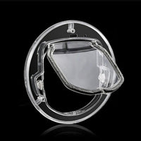 Pet Supplies PC Material Round Glass Door Cat Puppy Door Hole