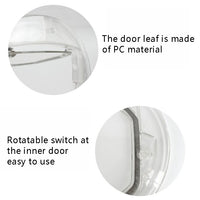 Pet Supplies PC Material Round Glass Door Cat Puppy Door Hole