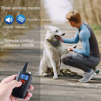 PaiPaitek PD526V-2 1 In 2 100-Speed Sound Vibration Remote Control Training Dog Device Anti-Barking Device Electronic Remote Control Collar