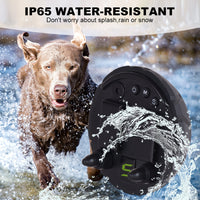 Dog Barking Stopper Sound Vibration Anti-Barking Electric Shock Collar EU Plug