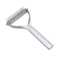 Pet Comb Zinc Alloy Double-Sided Cat Dog Cleaning Beauty Hair Removal Comb