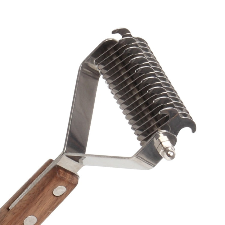 Walnut Pet Stainless Steel Cleaning And Grooming Comb