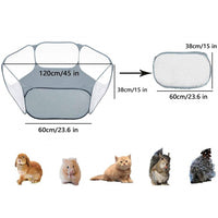 Portable Small Animal Game Fence Folding Outdoor Interior Pet Tent