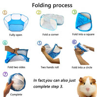 Portable Small Animal Game Fence Folding Outdoor Interior Pet Tent