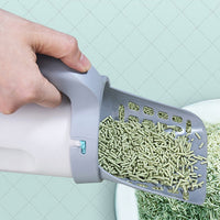 All-In-One Cat Litter Scoop Pet Toilet Picker Removable Portable Plastic Scoop